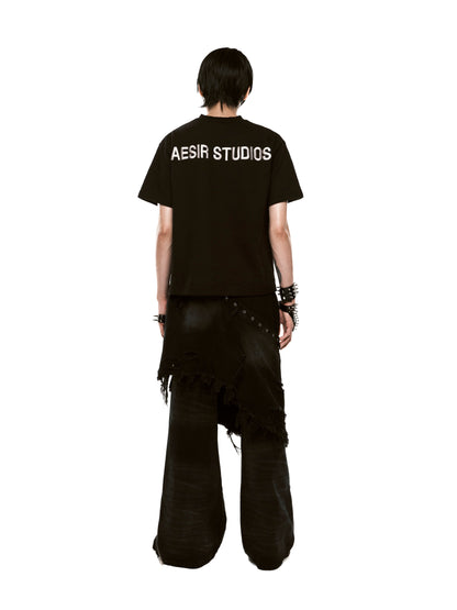 ssss-unisex-black-logo-embroidery-t-shirt aesir astoud