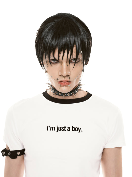 ssss-men-white-im-just-a-boy-baby-tee aesir astoud