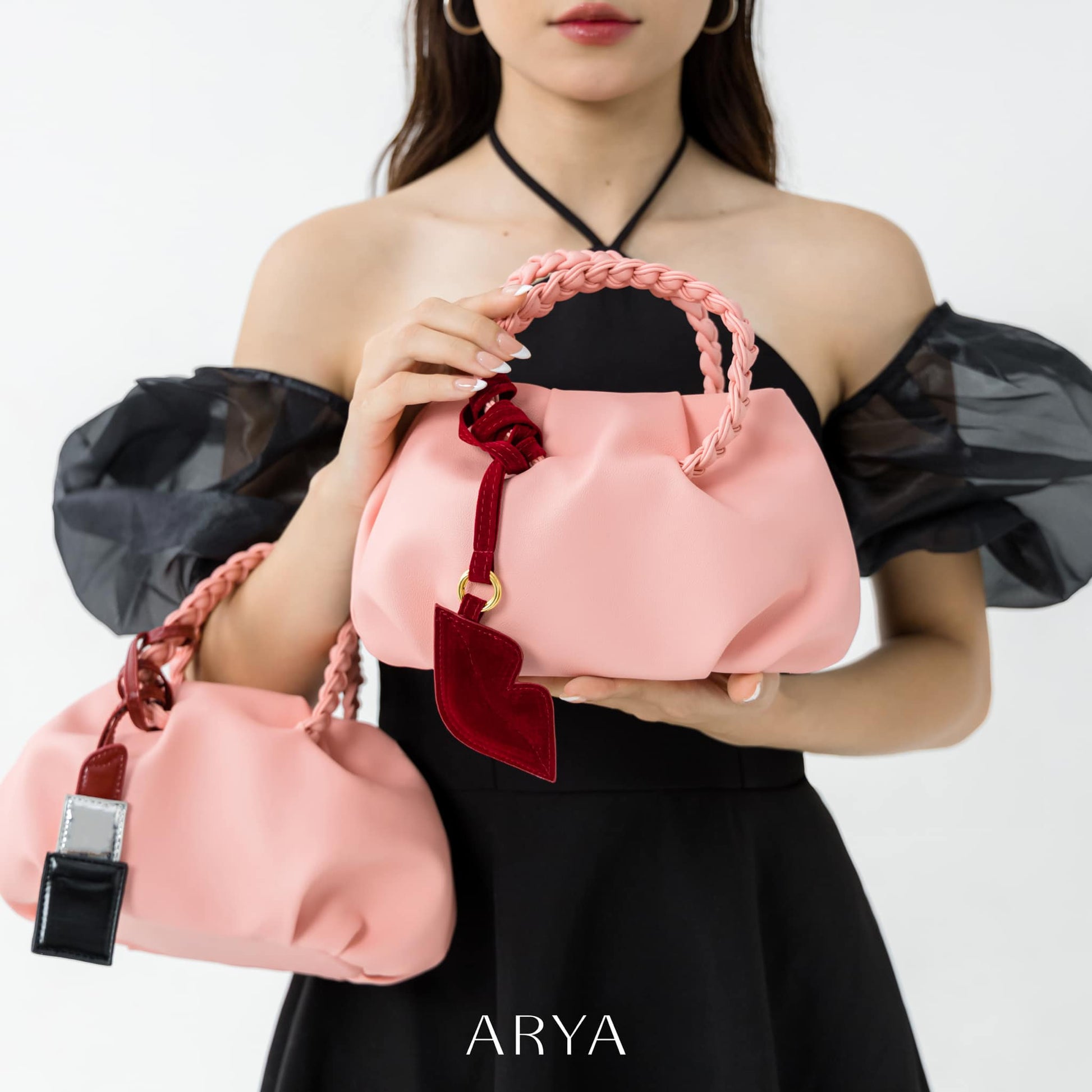 pink-braided-handle-bag-ARYA-astoud