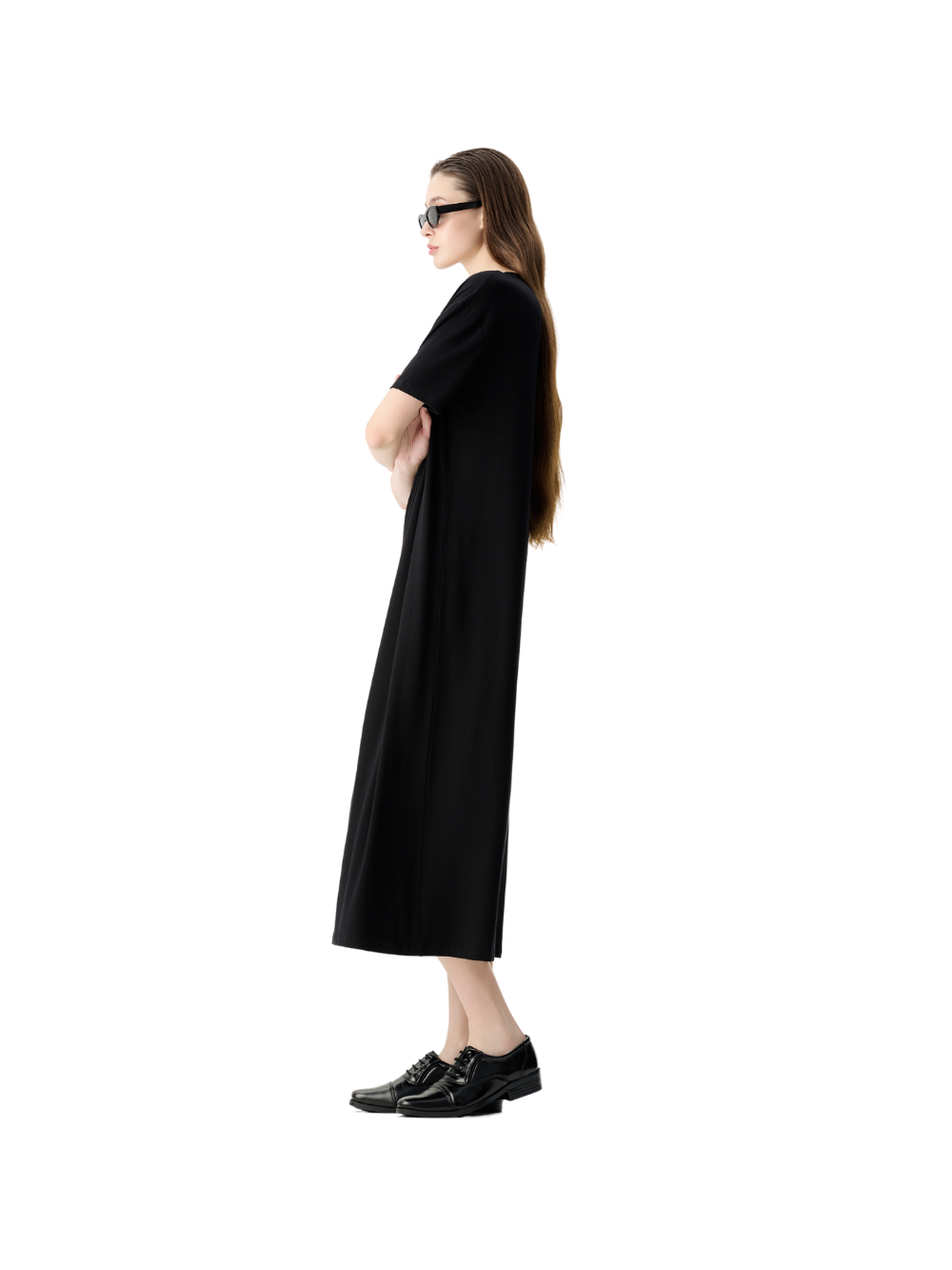 BASIC MAXI DRESS LAMINAPPAREL ASTOUD