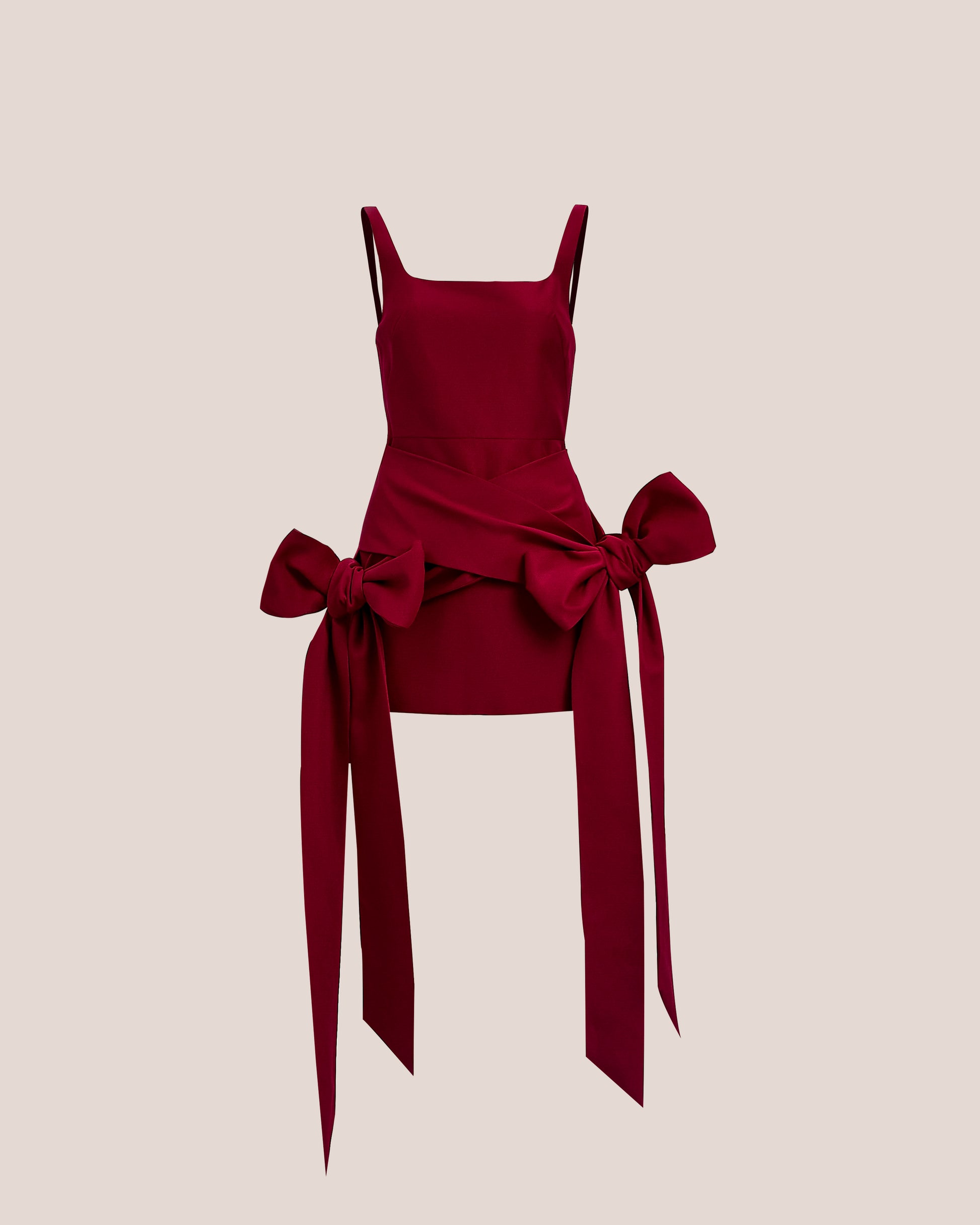 tie-dress-red astoud caostu