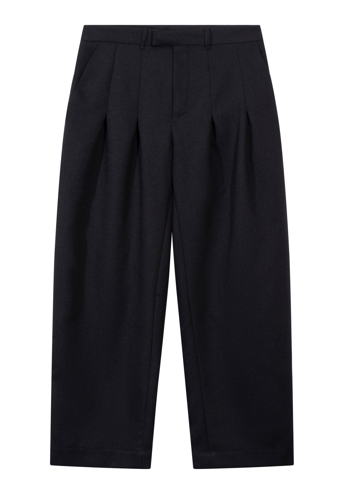 black-sta-prest-pleated-balloon-trousers saomai astoud