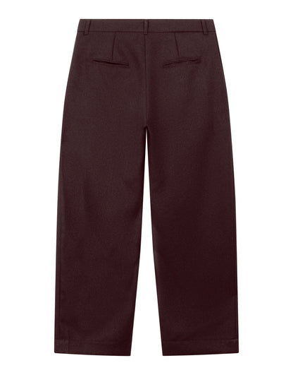 brown-sta-prest-pleated-balloon-trousers saomai astoud