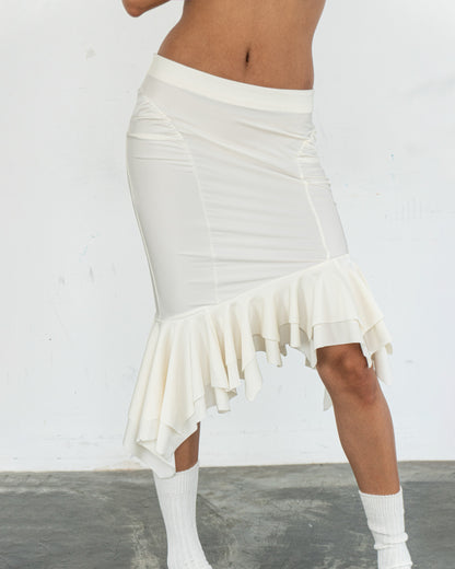 BAYONETTA HONEY SKIRT | OFF WHITE