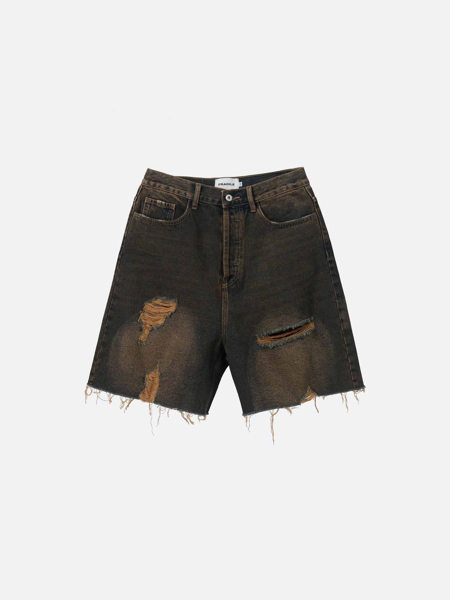 fragile®-blue-brown-baggy-shorts-FRAGILE-CLUB astoud