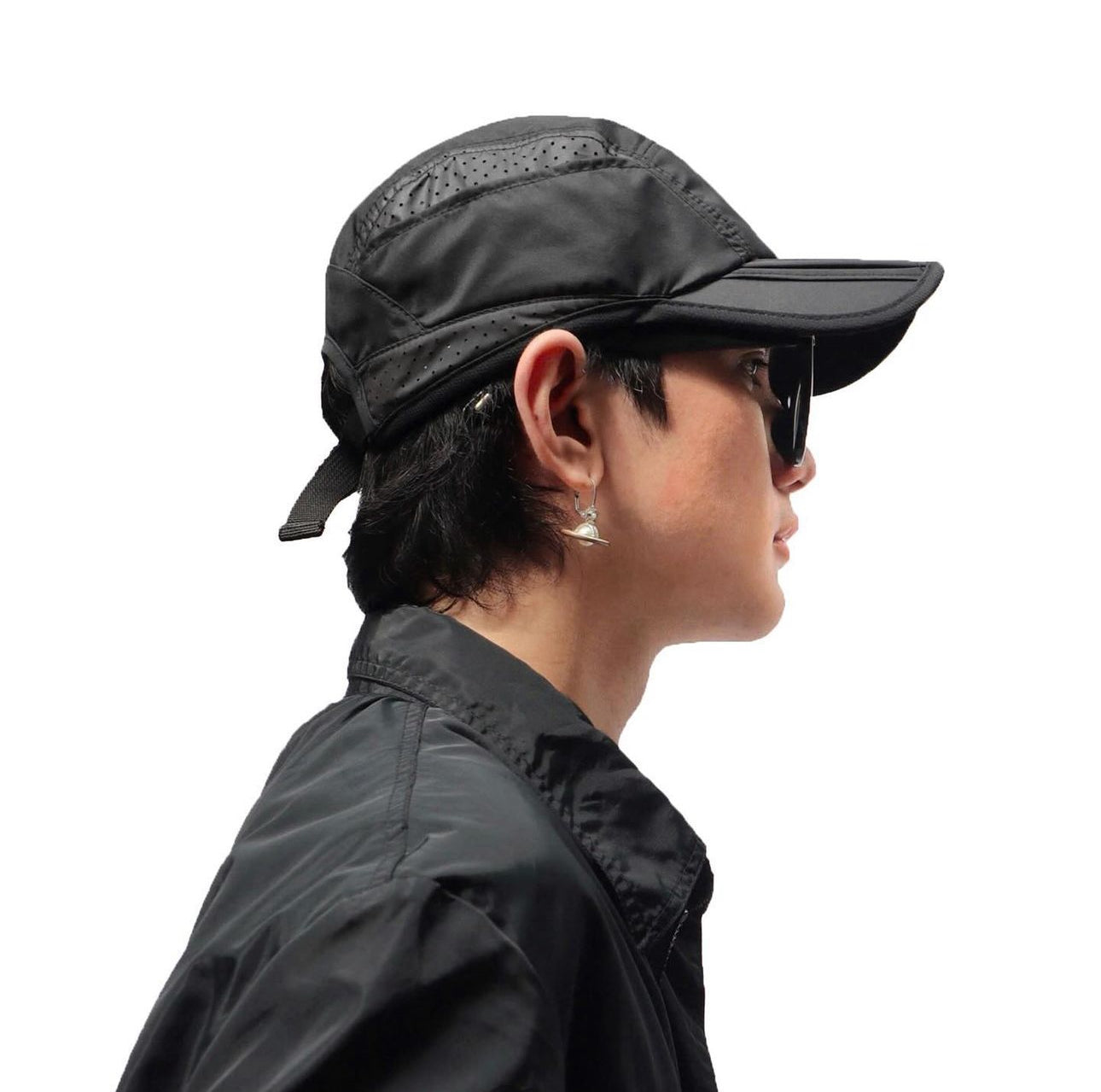 FOLDABLE CAP PRODUCT 01 by WIIMWORK with adjustable strap back and five-panel design.