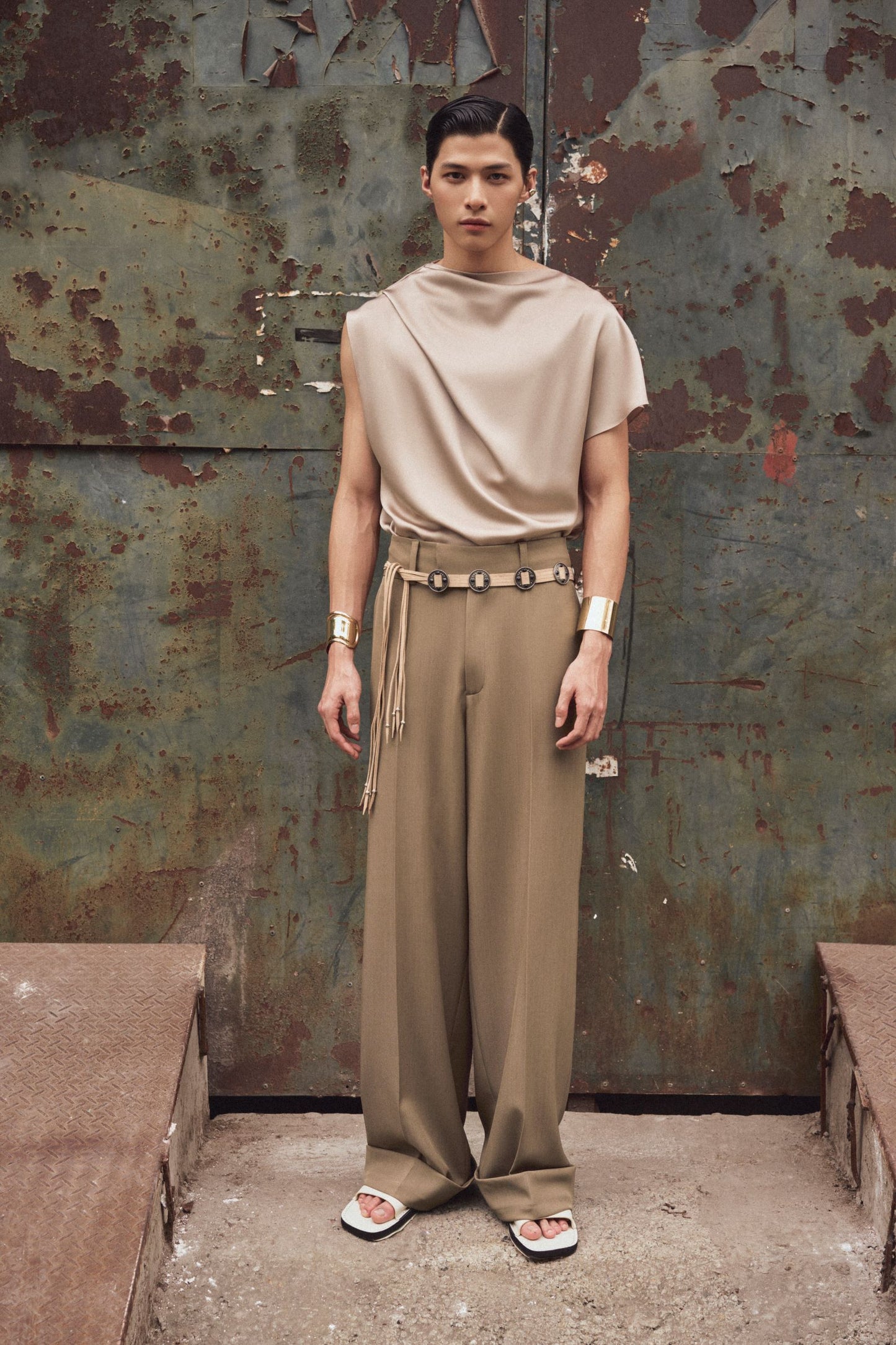 double-latte-silk-khaki-low-waisted-straight-leg-pants-FORTYTHREE