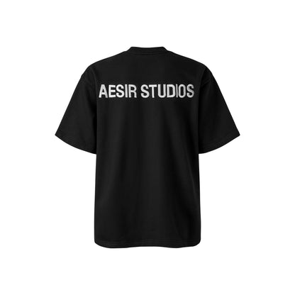 ssss-unisex-black-logo-embroidery-t-shirt aesir astoud