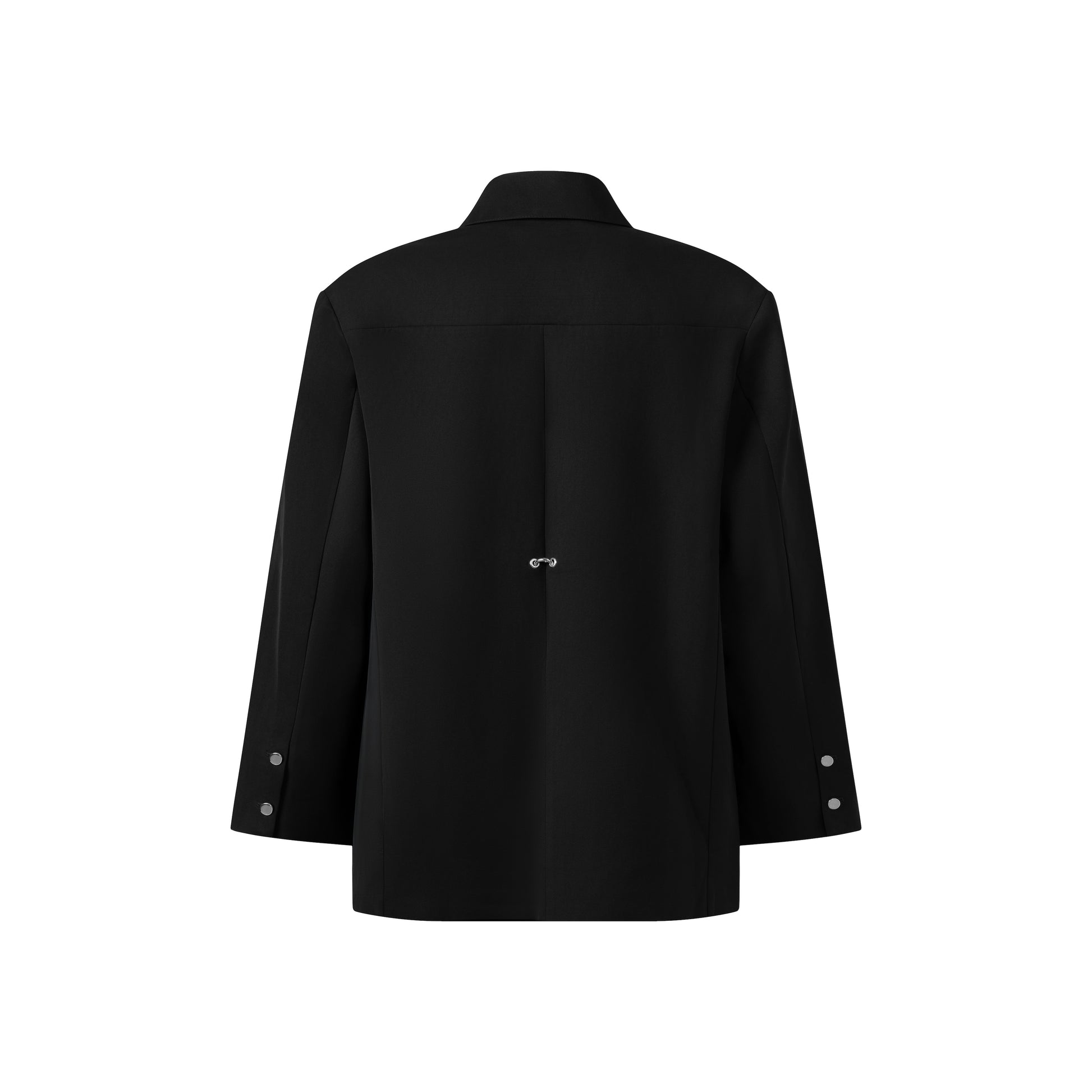 ssss-men-black-sainted-oversized-padded-blazer aesir astoud