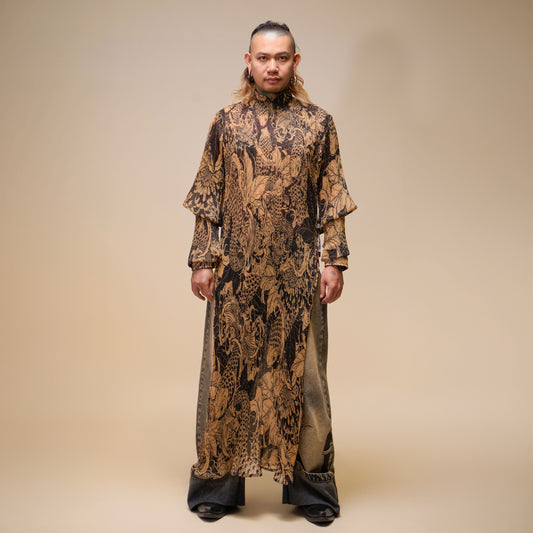 tattoo-pleated-ao-dai ducstudio astoud