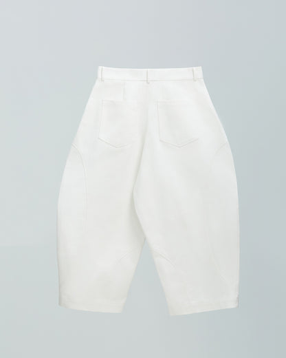 CROOKED PANTS | WHITE