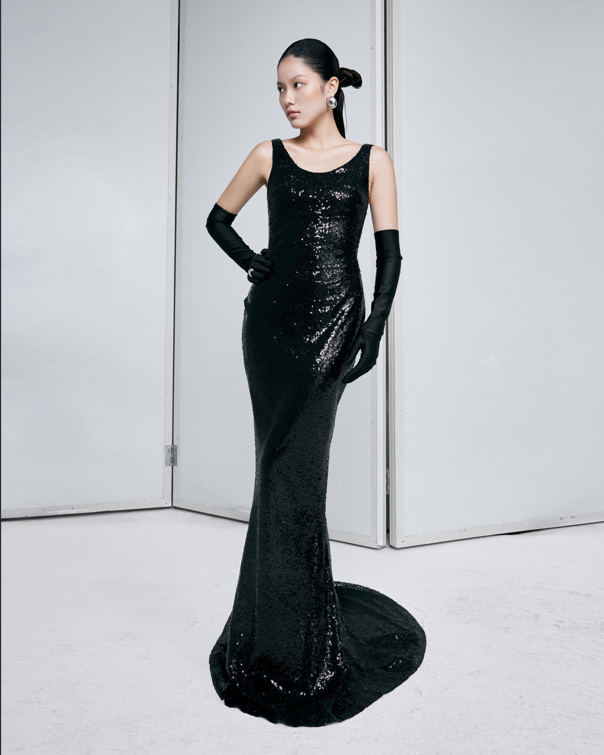 black-sequin-tank-mermaid-fishtail-gown-FORTYTHREE-ASTOUD