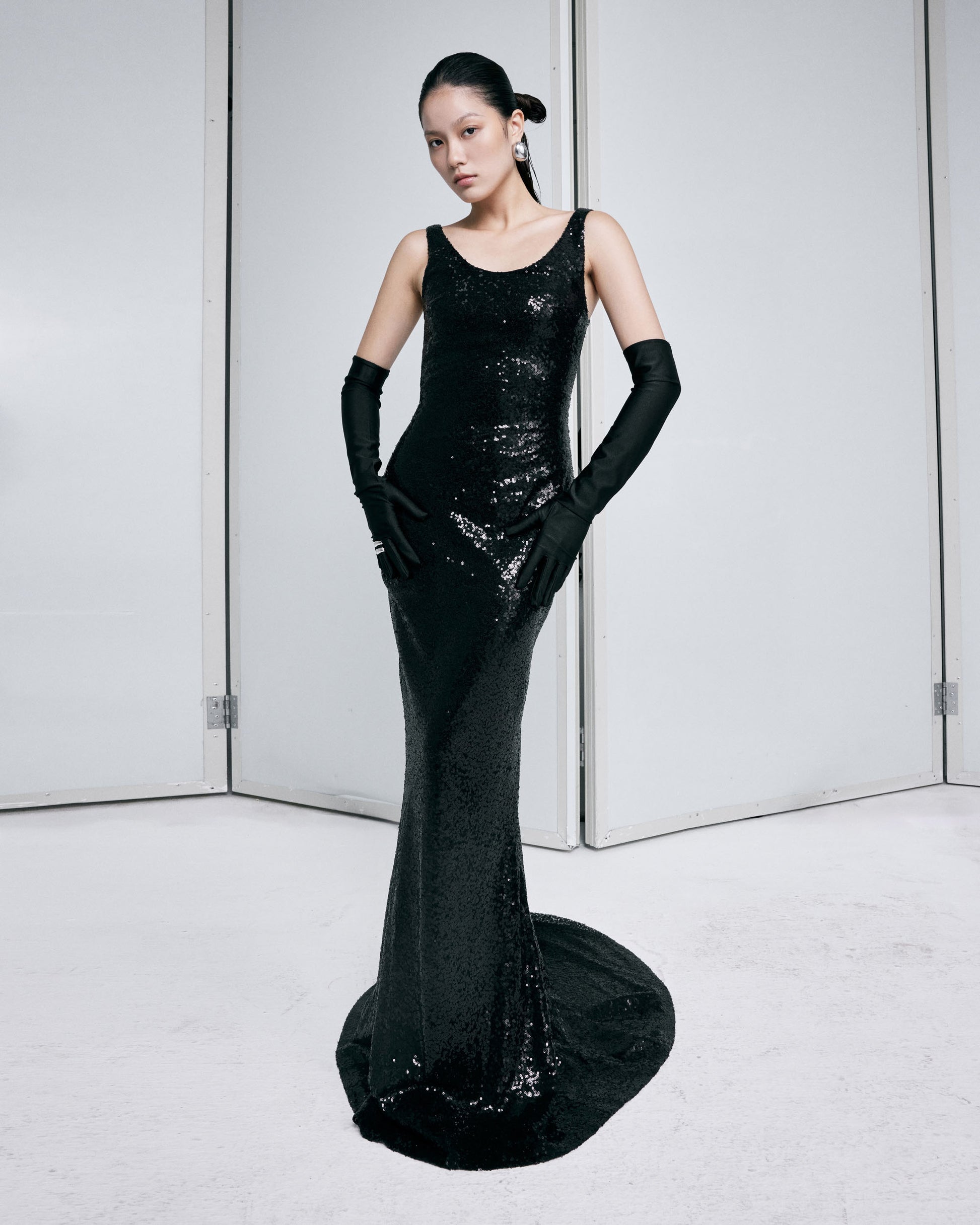 black-sequin-tank-mermaid-fishtail-gown-FORTYTHREE-ASTOUD
