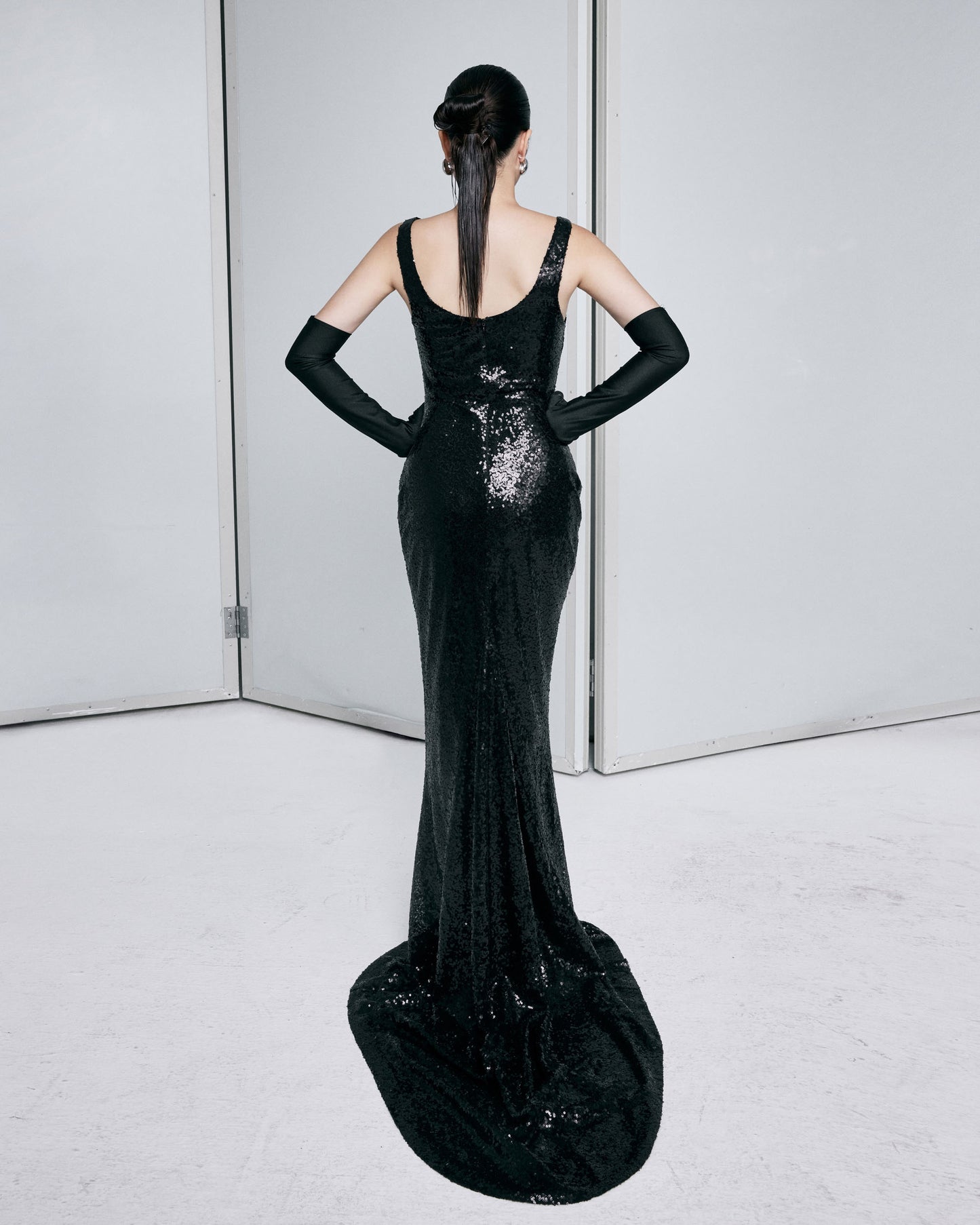 black-sequin-tank-mermaid-fishtail-gown-FORTYTHREE-ASTOUD