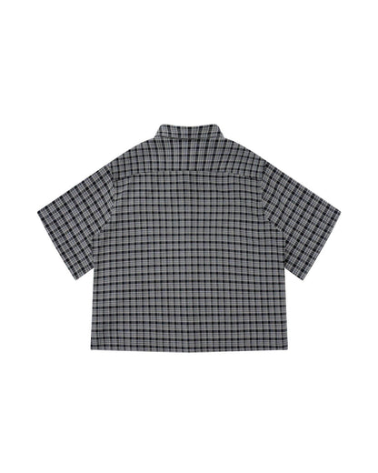 black-white-checked-oversized-shirt-pocket-button-tie-lider