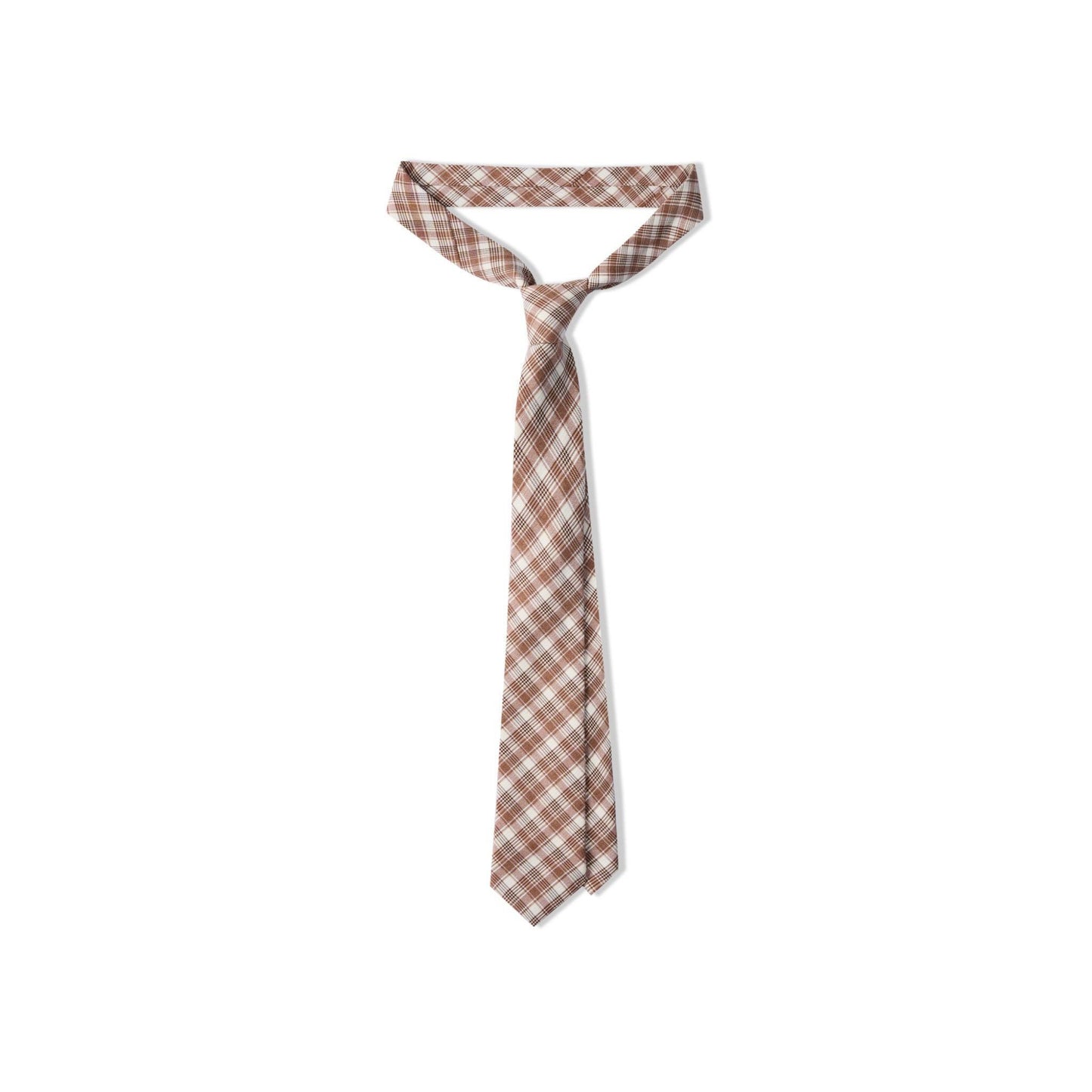 brown-orange-checked-oversized-shirt-pocket-button-tie-lider