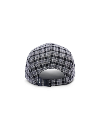 CAROLINE CAP | CHECKED BLACK