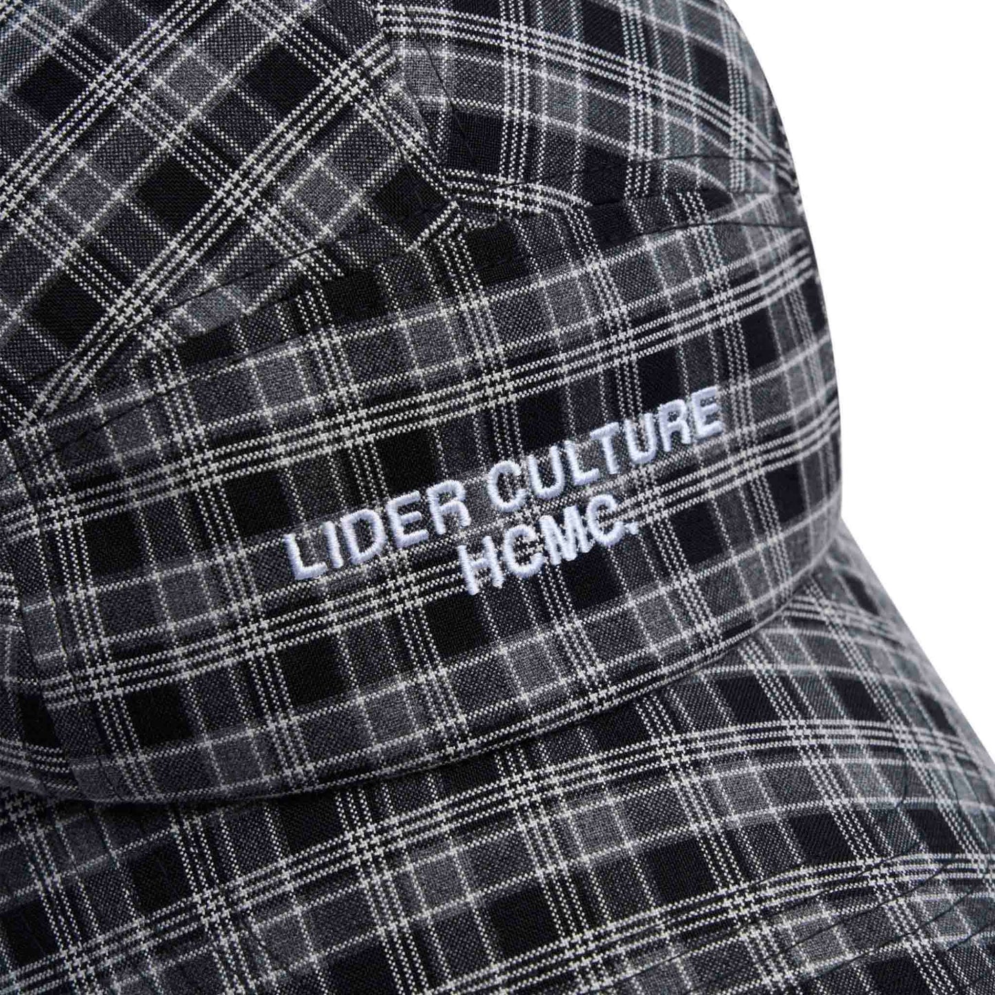 CAROLINE CAP | CHECKED BLACK