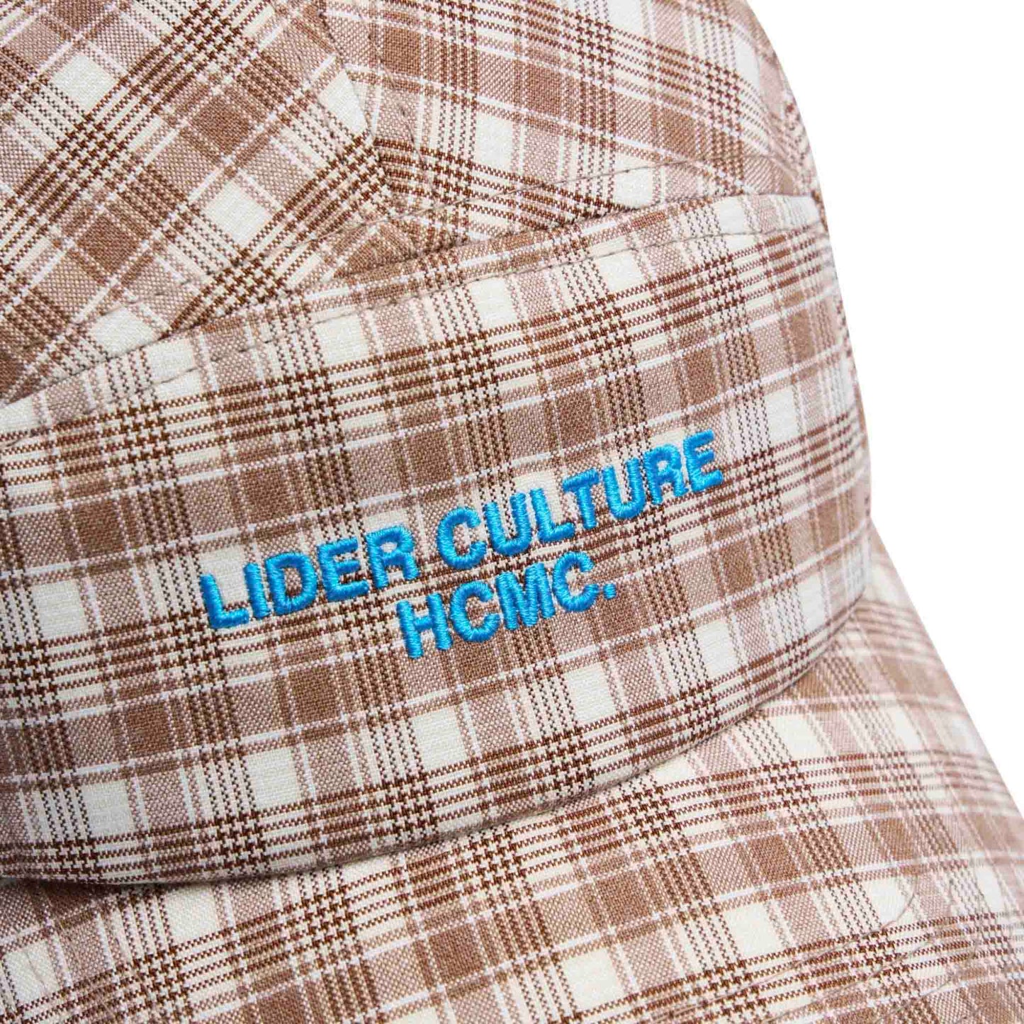 CAROLINE CAP | CHECKED CINNAMON