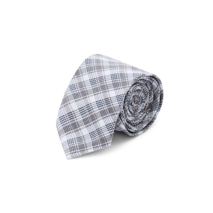 CAROLINE TIE | CHECKED GREY