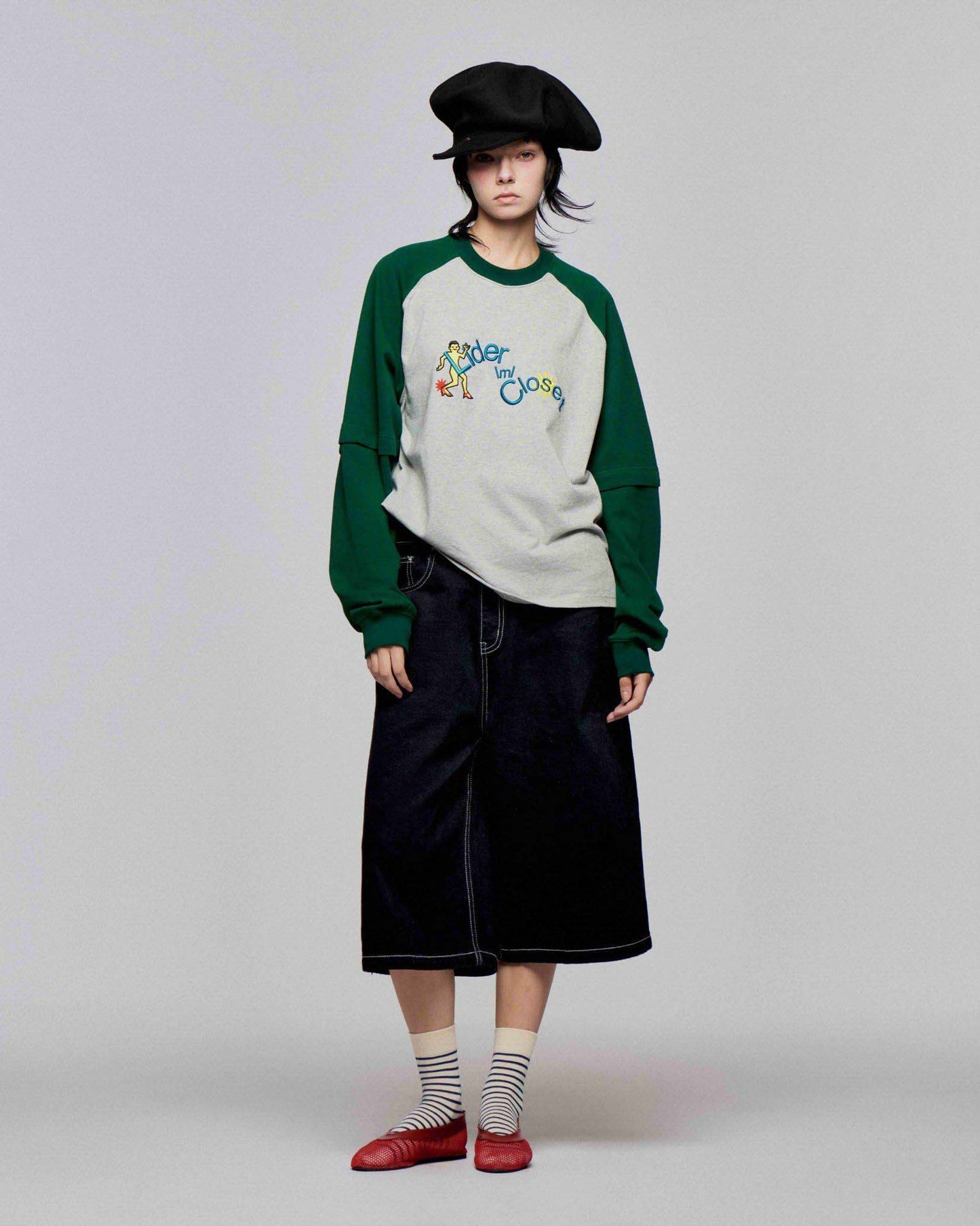 forest-green-raglan-tee-oversized-two-layer-sleeves-lider