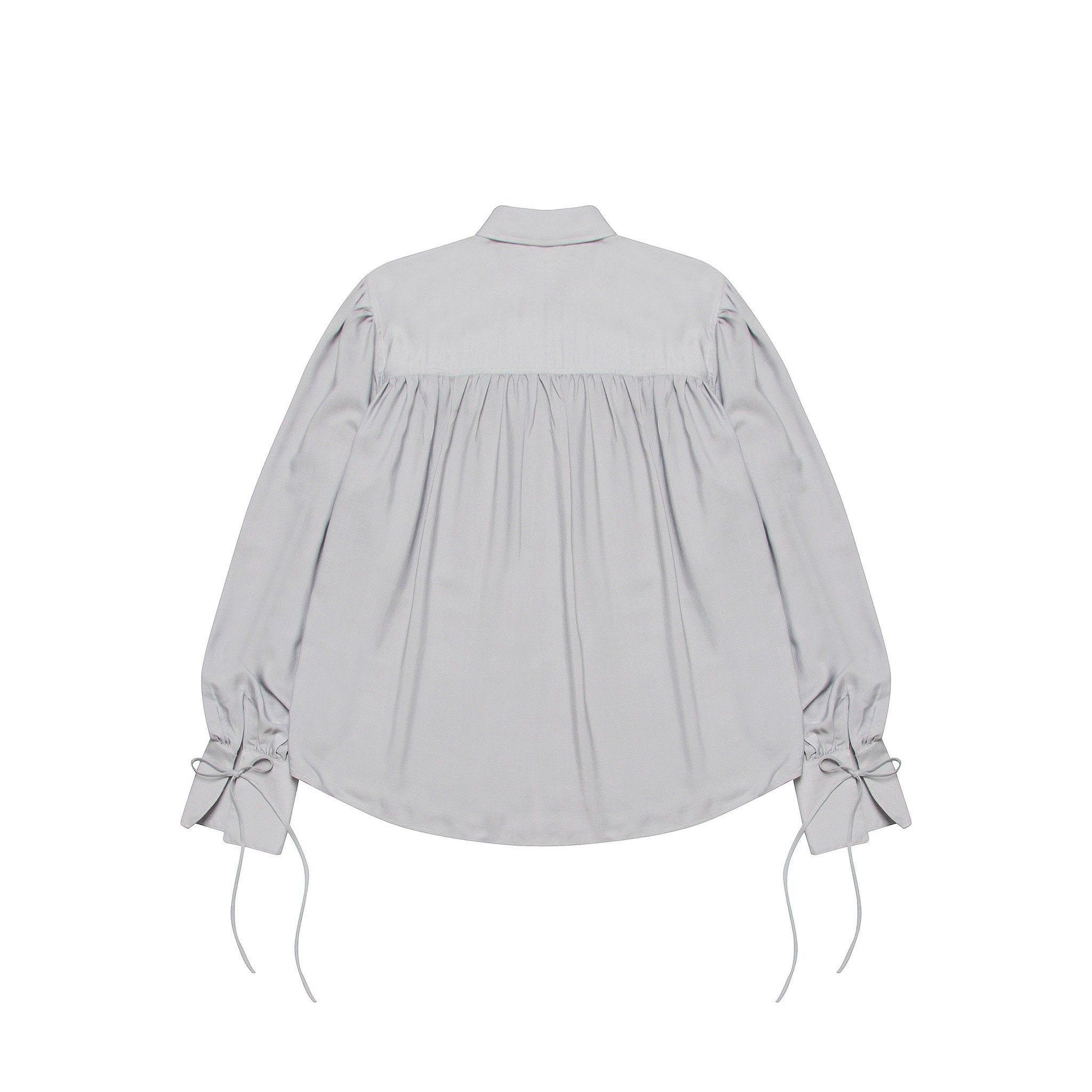 pewter-linen-shirt-unisex-pleated-ruffles-bows-lider