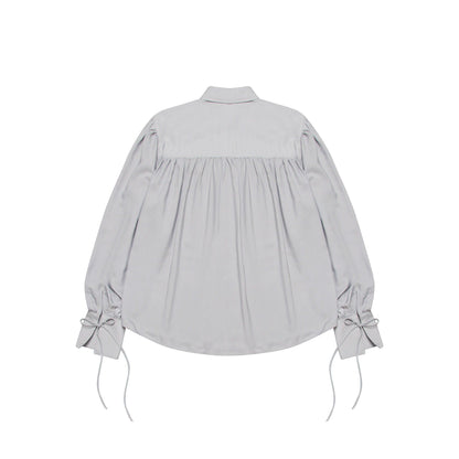 pewter-linen-shirt-unisex-pleated-ruffles-bows-lider